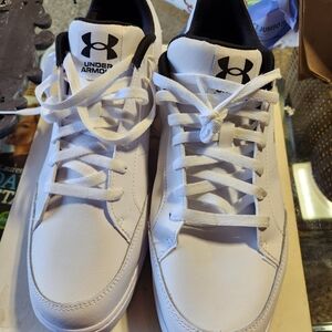 Under Armour Men's White Sneakers . NWOT